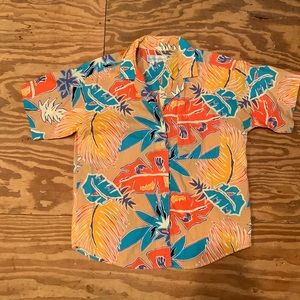 Sandra ingrish Blouse Hawaiian shirt button down large